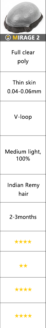 mirage 2 skin hair systems elements