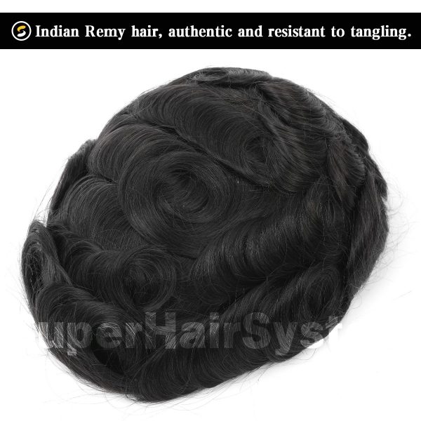 Full-French-Lace-Mens-Toupee-French-Lace-Hair-System-1B-Off-Black