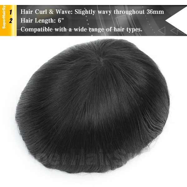 Full-French-Lace-Mens-Toupee-French-Lace-Hair-System-1B-Off-Black