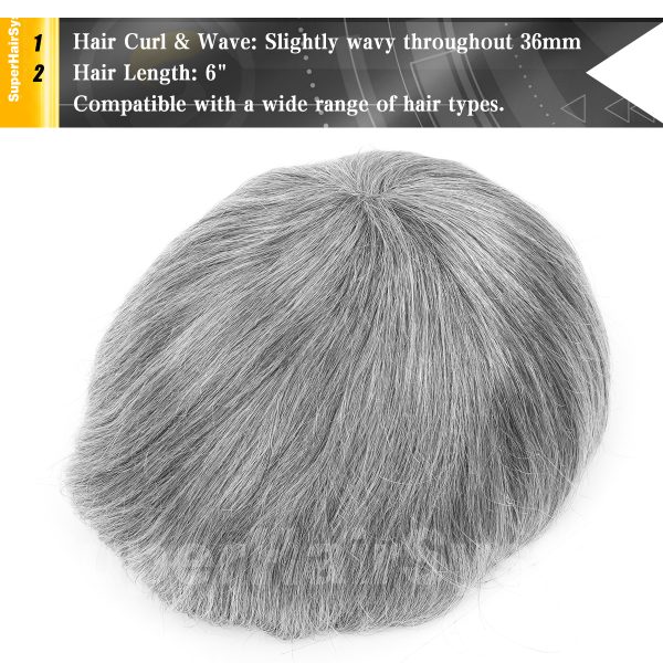 Full-French-Lace-Mens-Toupee-French-Lace-Hair-System-1B65H-Off-Black-with-65-Gray-Hair