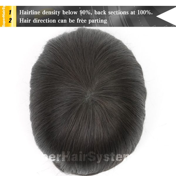 Mens-Toupee-Thin-Skin-Base-Hairpiece-for-Man-2-Darkest-Brown-single-split-knotted