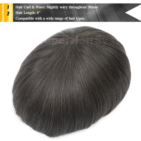 Mens-Toupee-Thin-Skin-Base-Hairpiece-for-Man-2-Darkest-Brown-single-split-knotted