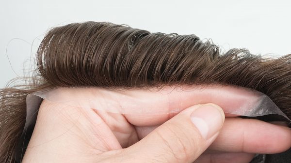 Men’s Toupee Born Skin Hairpieces For Men with European Hair - Image 3