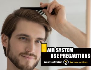 Hair system use precautions