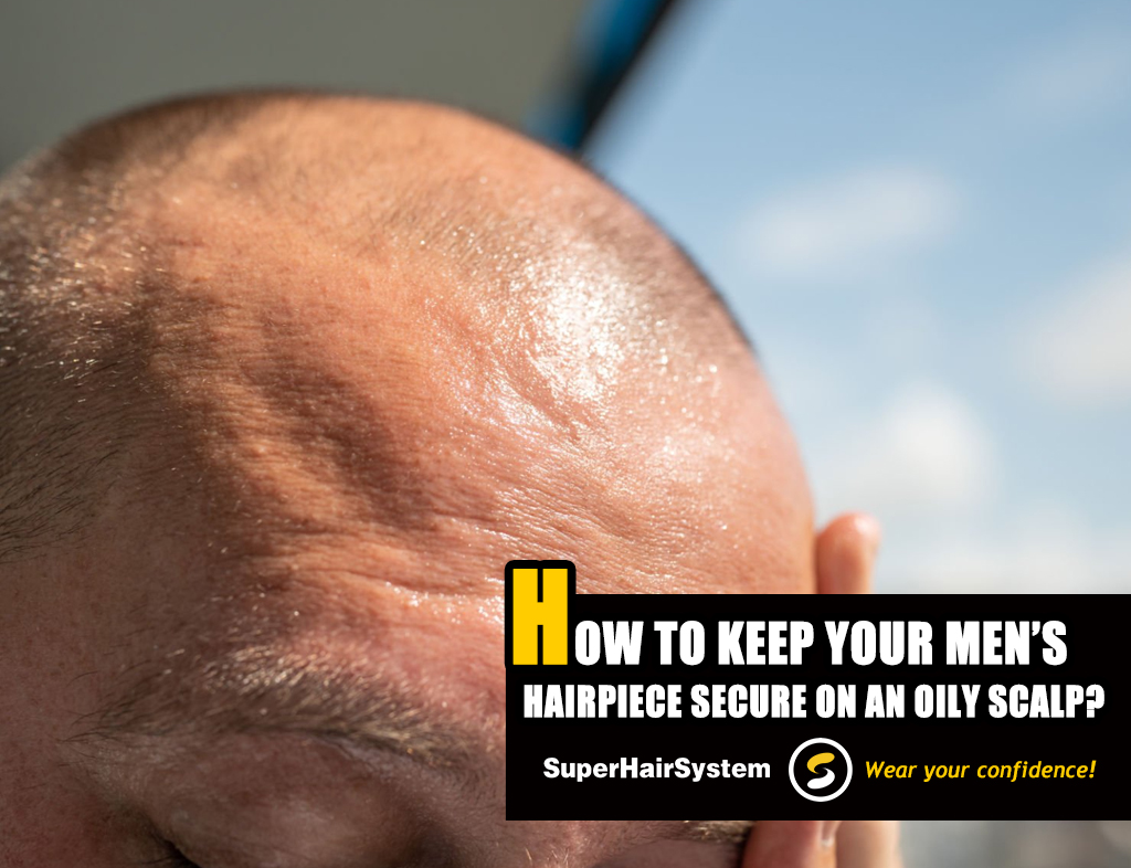 How to Keep Your Mens Hairpiece Secure on an Oily Scalp