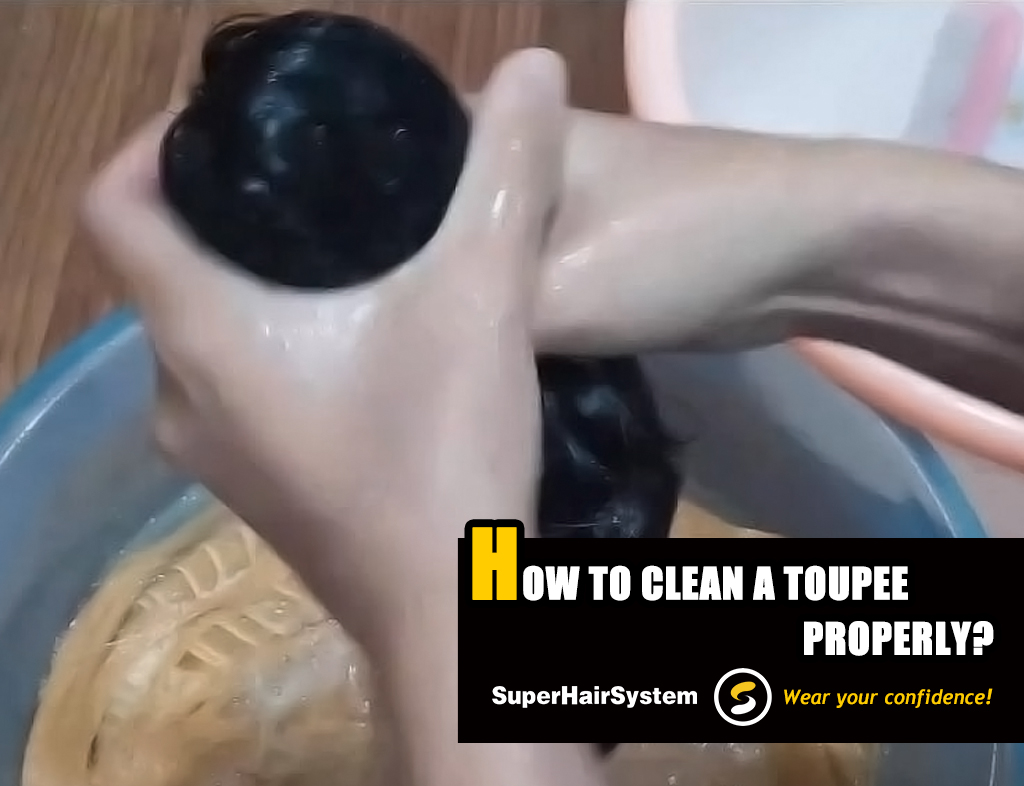 How to Clean a Toupee Properly