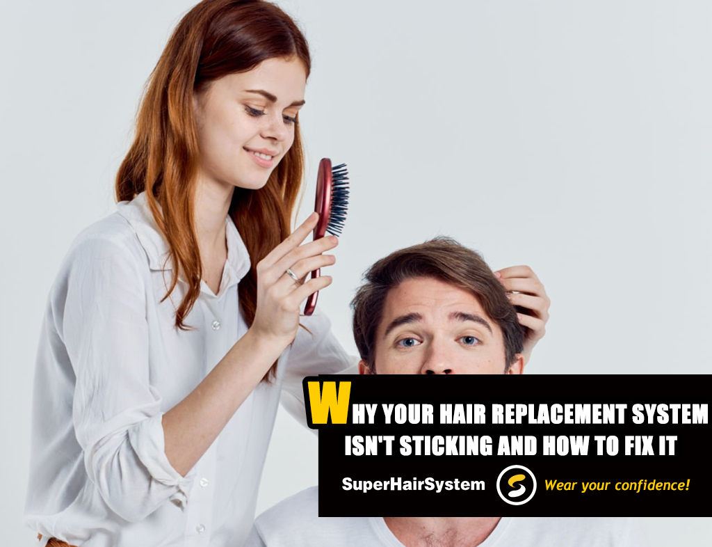 Why Your Hair Replacement System Isn't Sticking and How to Fix It